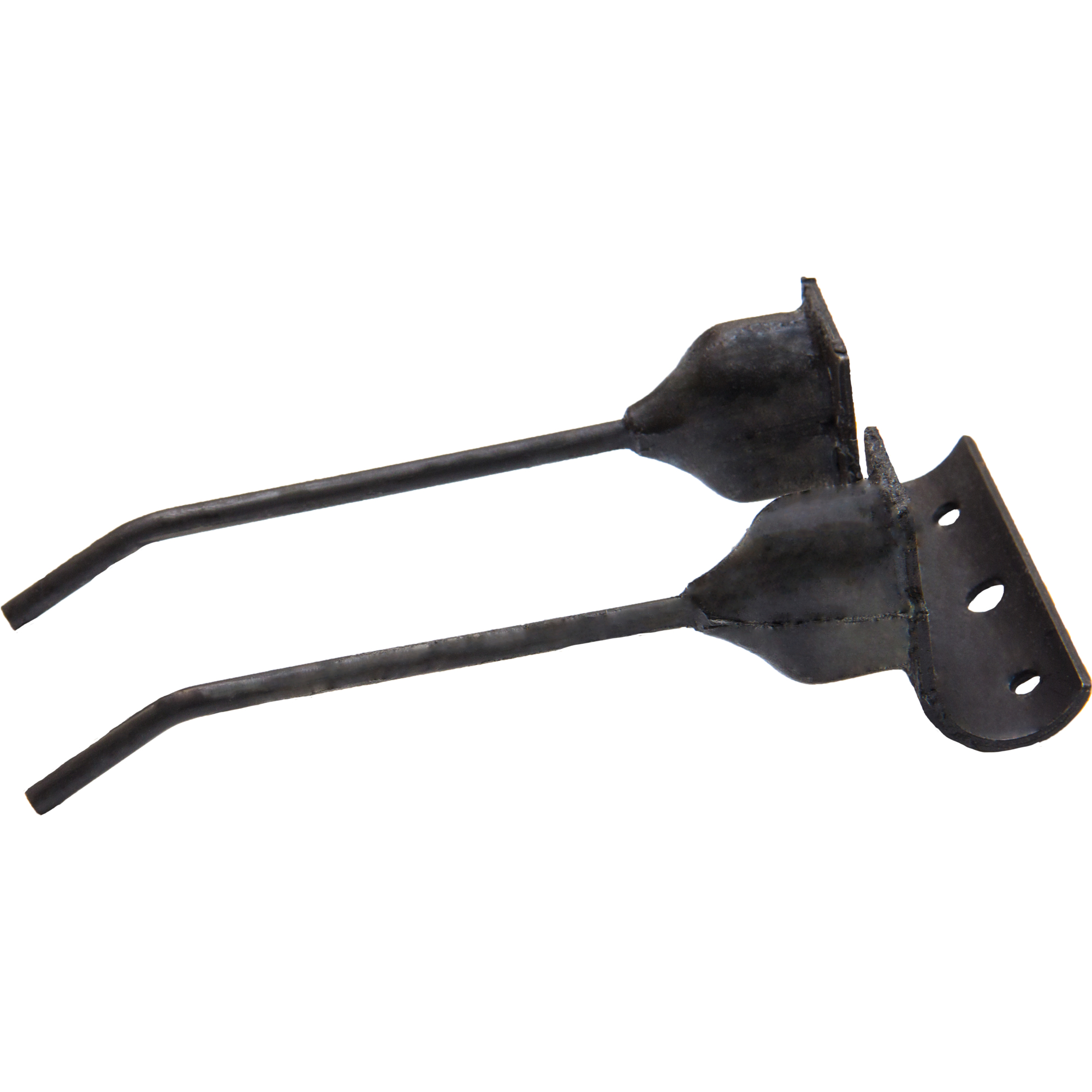 Black Talon Double Rubber Rake Tooth — Fits New Holland, Heat Treated Tines, Model# 356883-12